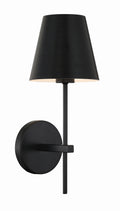 Xavier 6'' Matte Black Sconce
