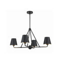 Xavier 31.75'' Matte Black Chandelier