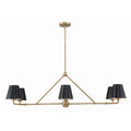 Xavier 46'' Vibrant Gold Linear Chandelier