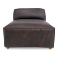 Form Slipper Chair Espresso Brown Leather