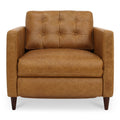 Bridgers Power Recliner Chair Tan Leather