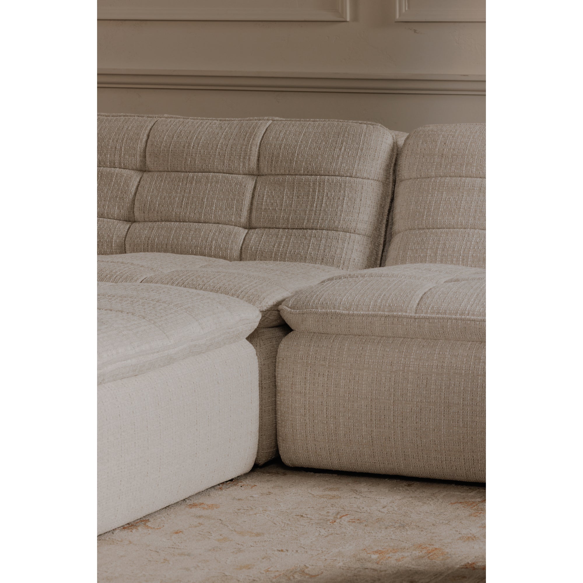 Lino Slipper Chair Textured Oat