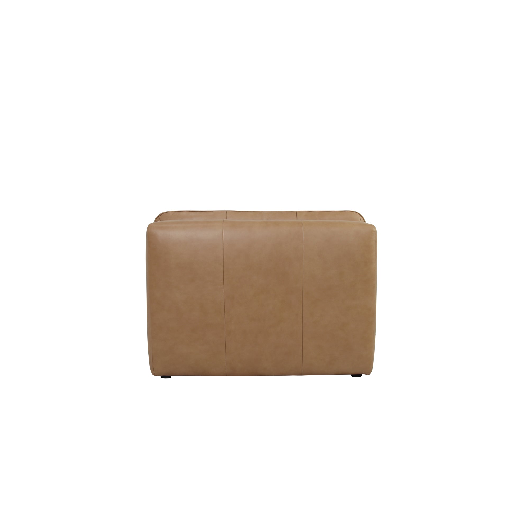 Lino Slipper Chair Tan Leather