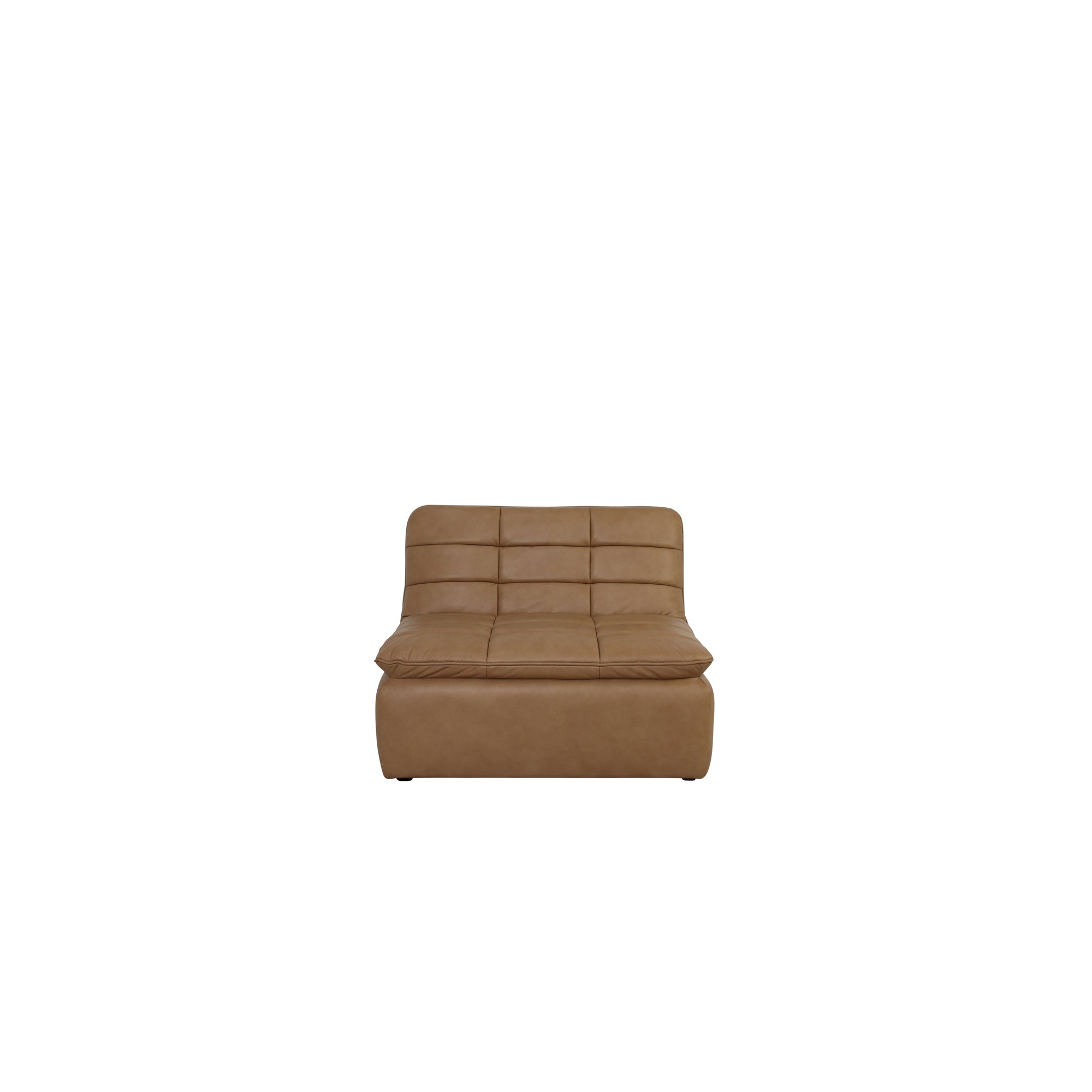 Lino Slipper Chair Tan Leather
