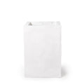 Fiberglass Column Planters w/ White Stone Finish 15"