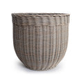 Synthetic Rattan UV Basket 14"