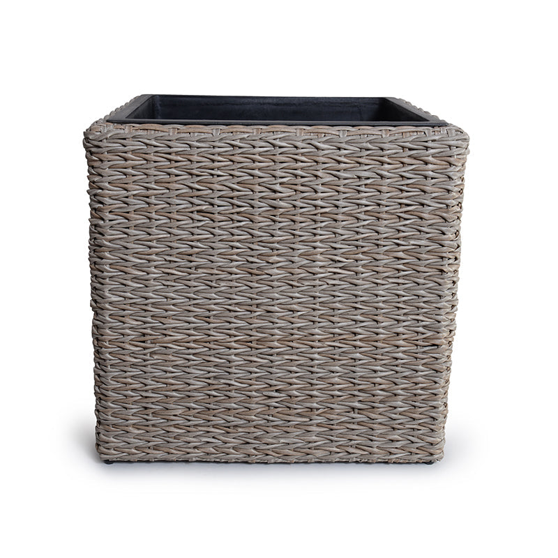 Synthetic Wicker UV Basket 21"