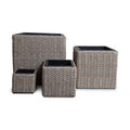 Synthetic Wicker UV Basket Set of 4
