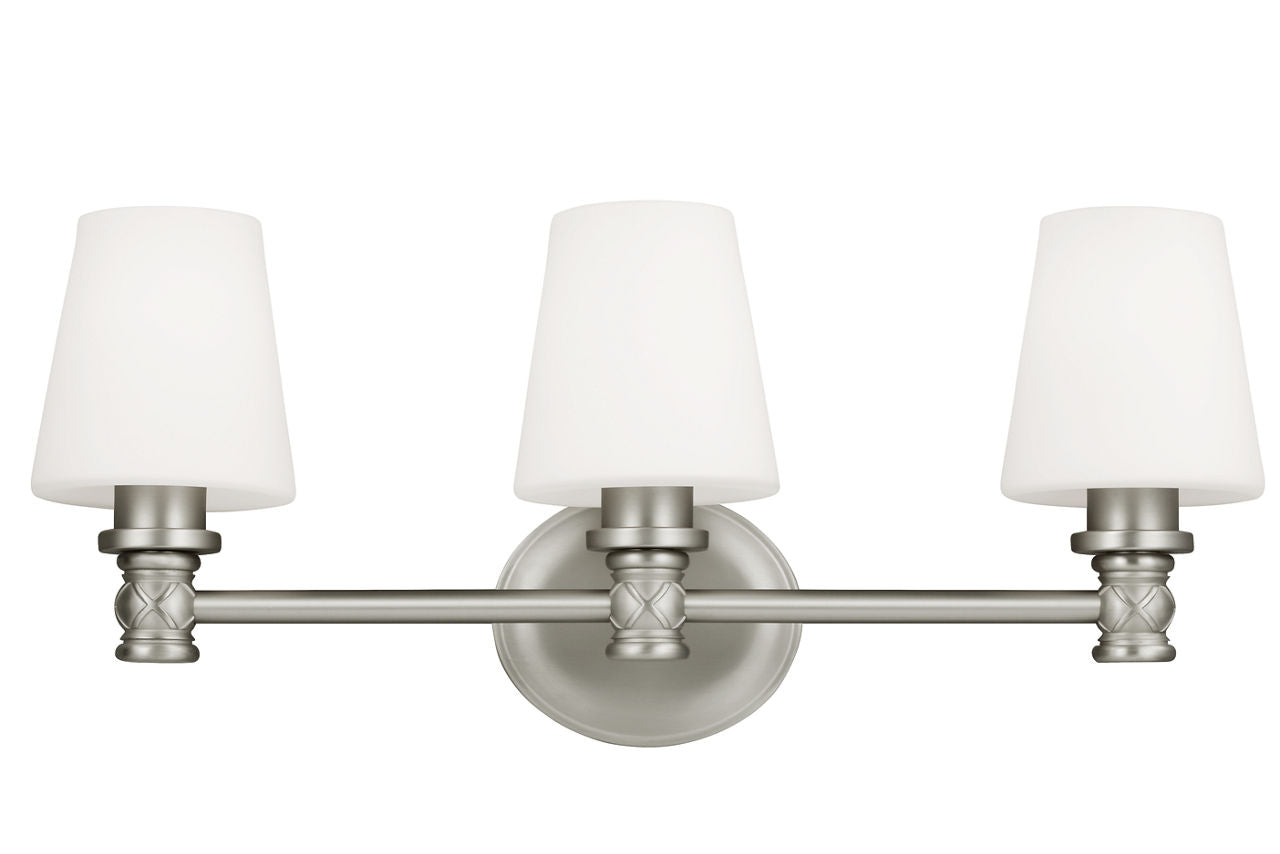 Xavierre 3 - Light Vanity Satin Nickel