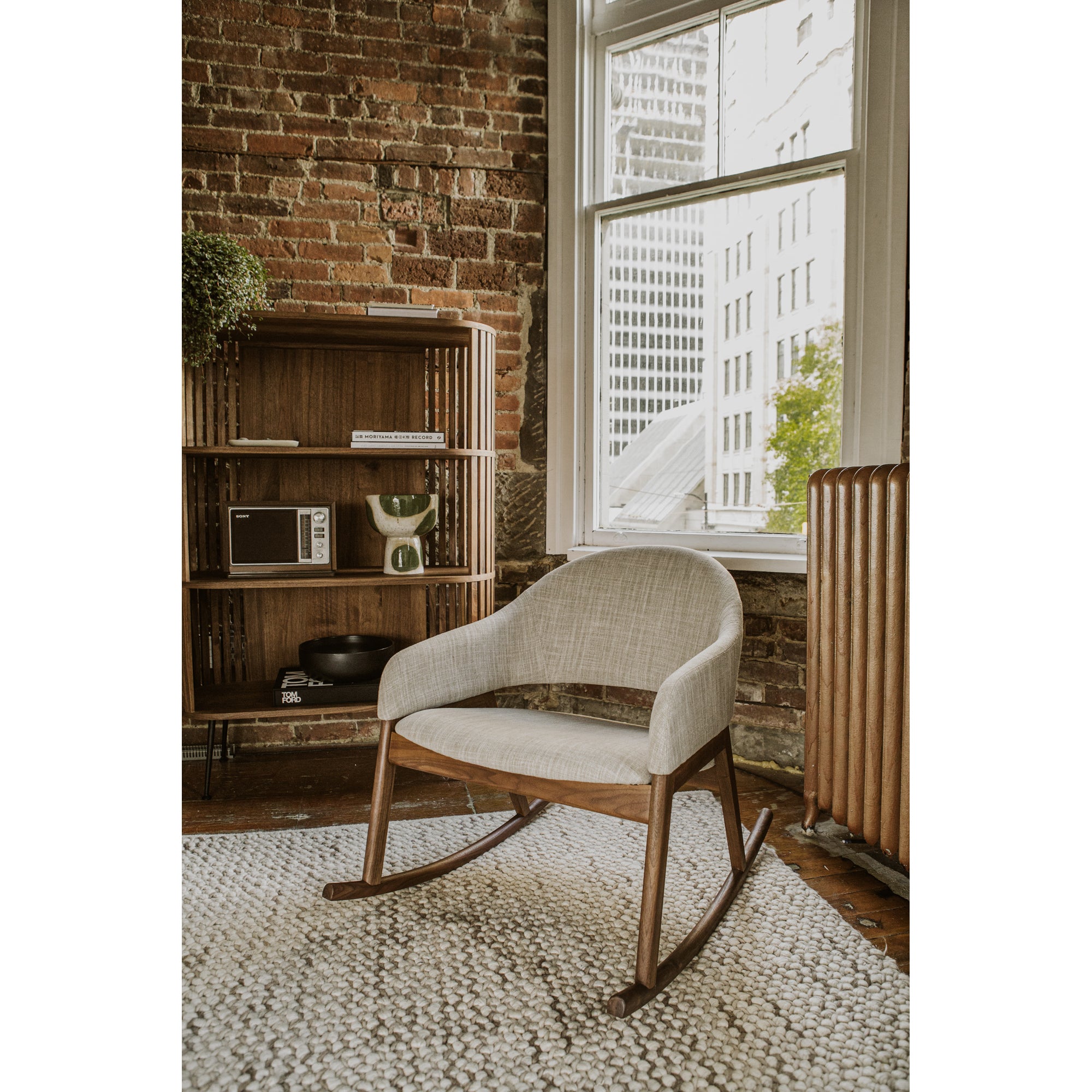 Henrich Bookshelf Light Brown