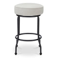 Kelsey Swivel Counter Stool Beige