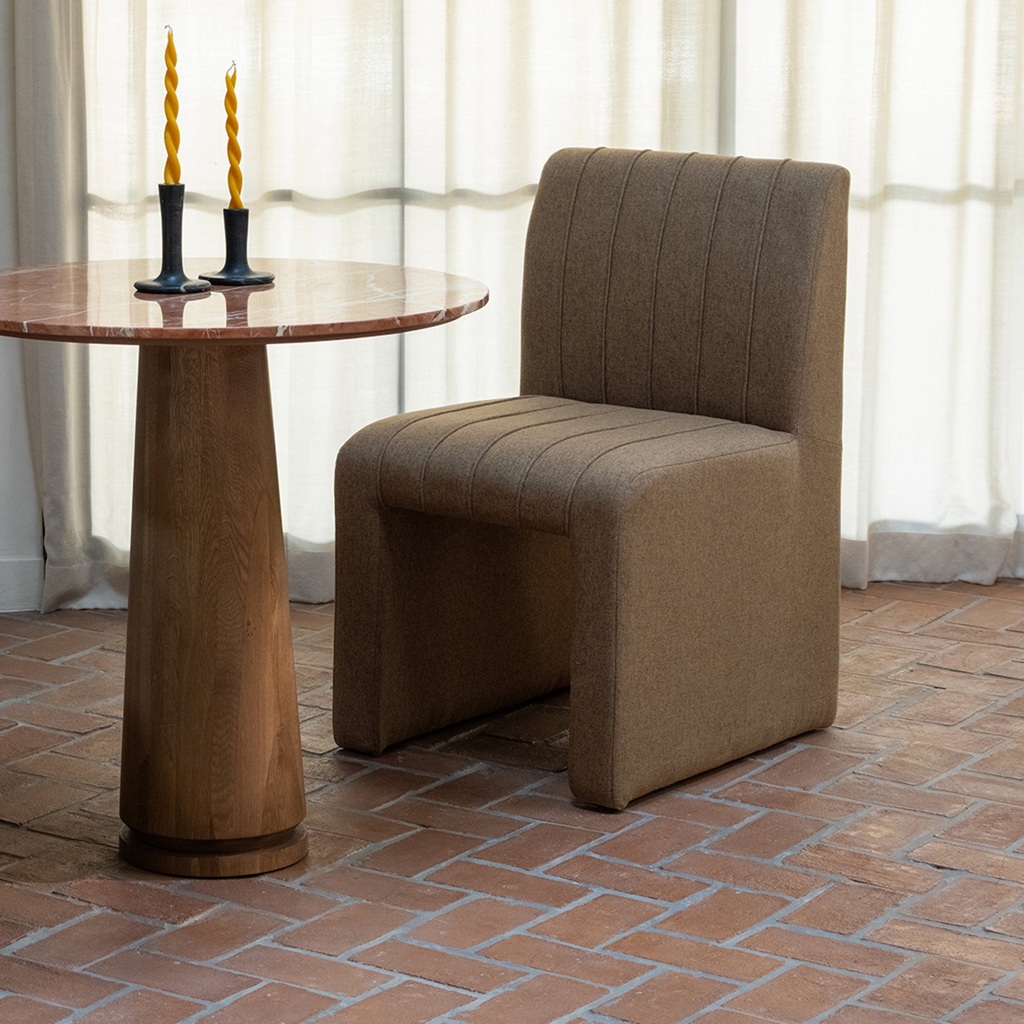 Sally Dining Chair Light Brown