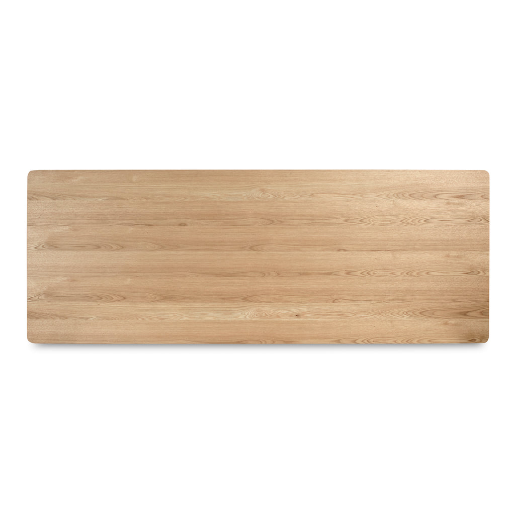 Round Off Large Dining Table Natural Oak