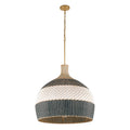 Zanzibar 26'' Soft Gold + Matte Black Pendant