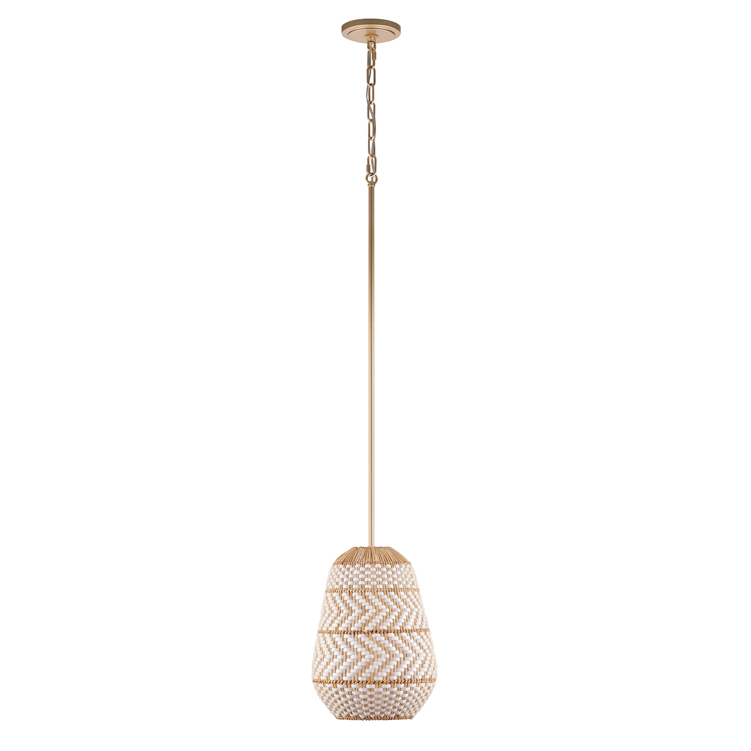 Zanzibar 10'' Soft Gold Pendant