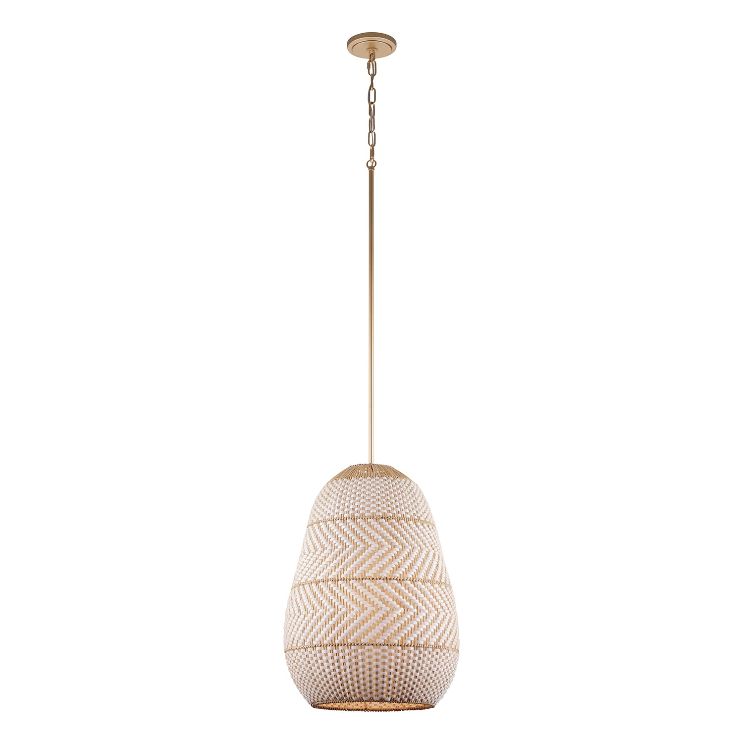 Zanzibar 16'' Soft Gold Pendant