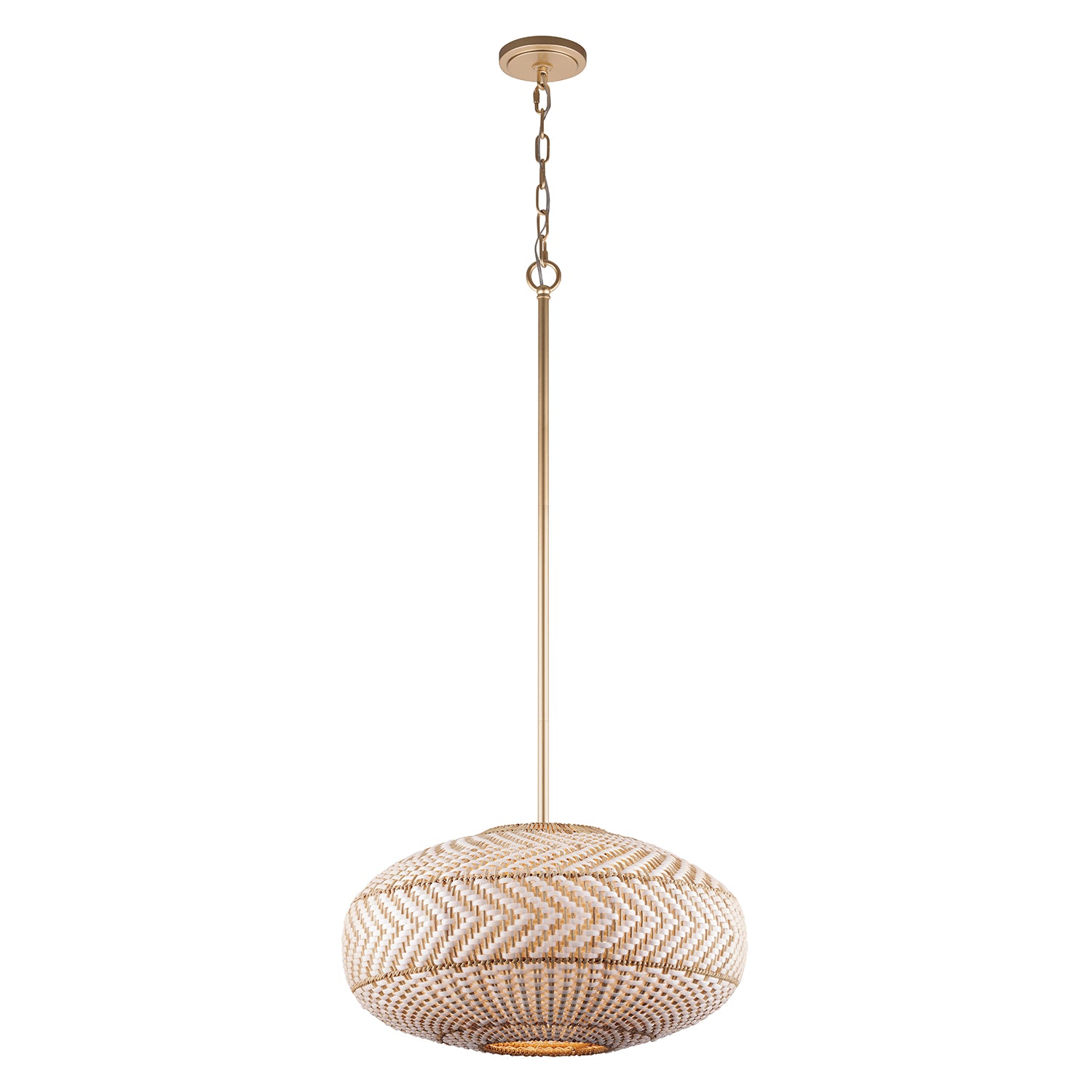 Zanzibar 22'' Soft Gold Pendant