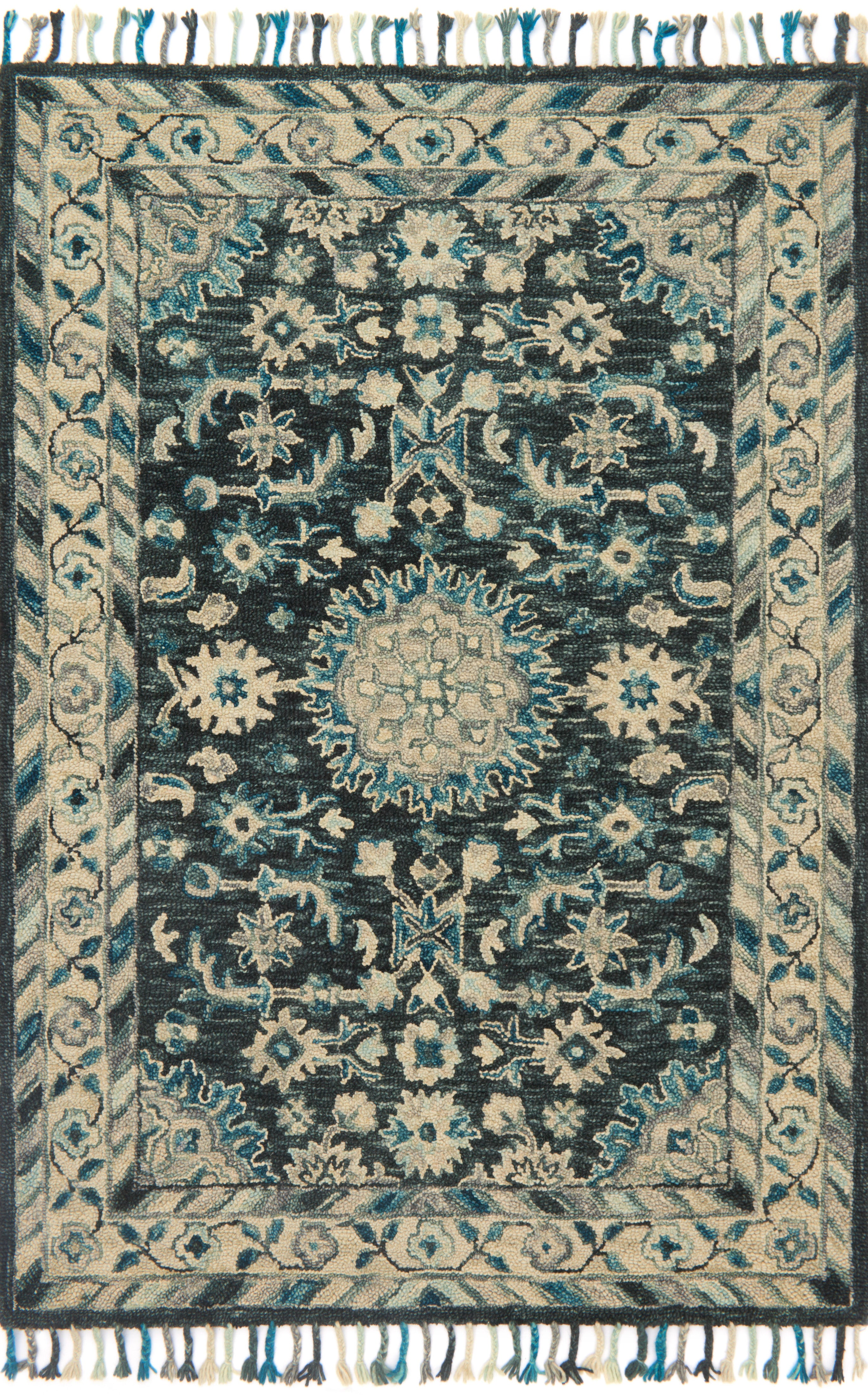 Loloi | Zharah Collection | Teal / Grey | ZR-02