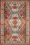 Loloi II | Zion Collection | Red / Multi | ZIO-05