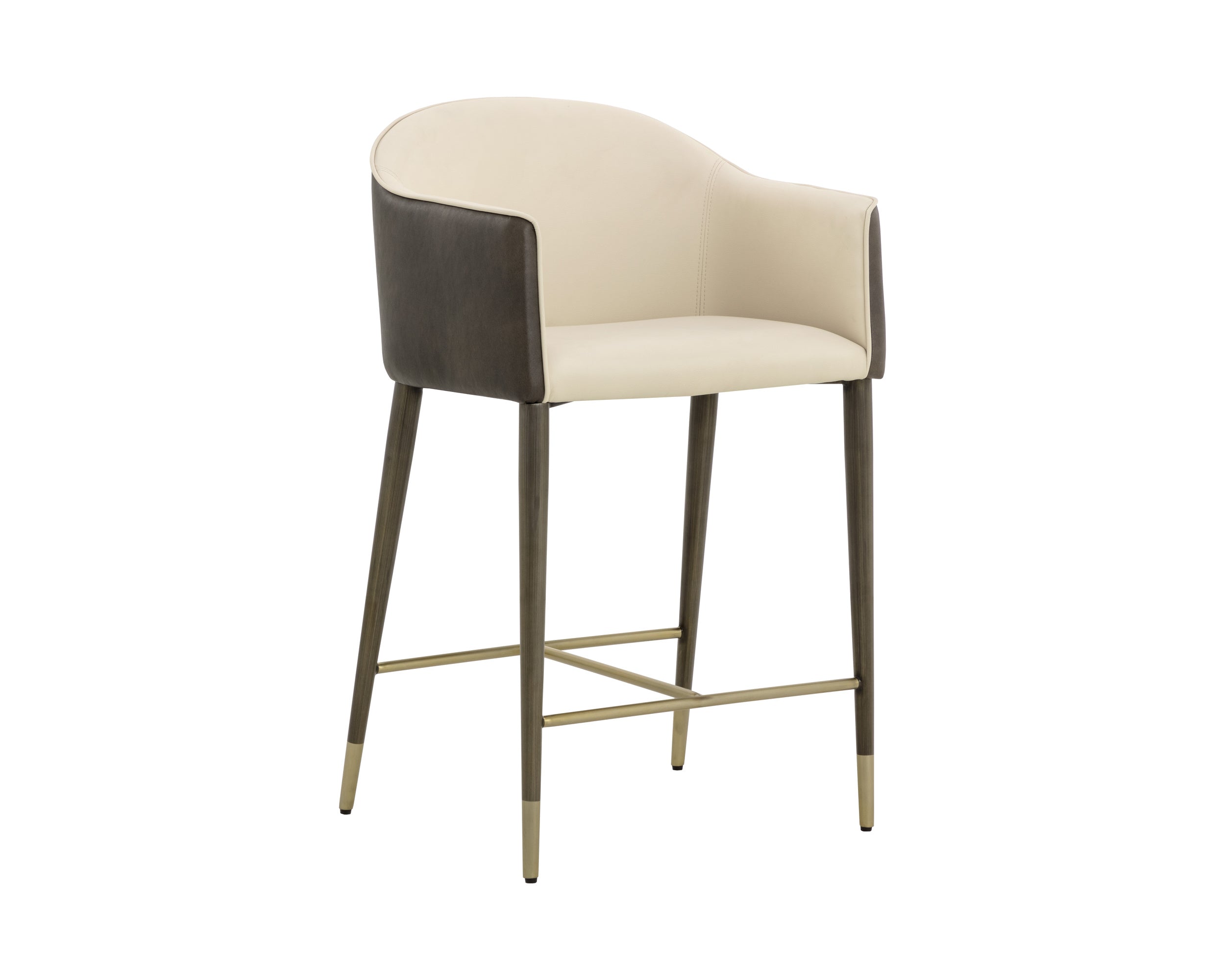 Kylin Counter Stool - Dillon Cream / Bravo Ash