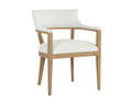 Brylea Dining Armchair - Natural - Heather Ivory Tweed