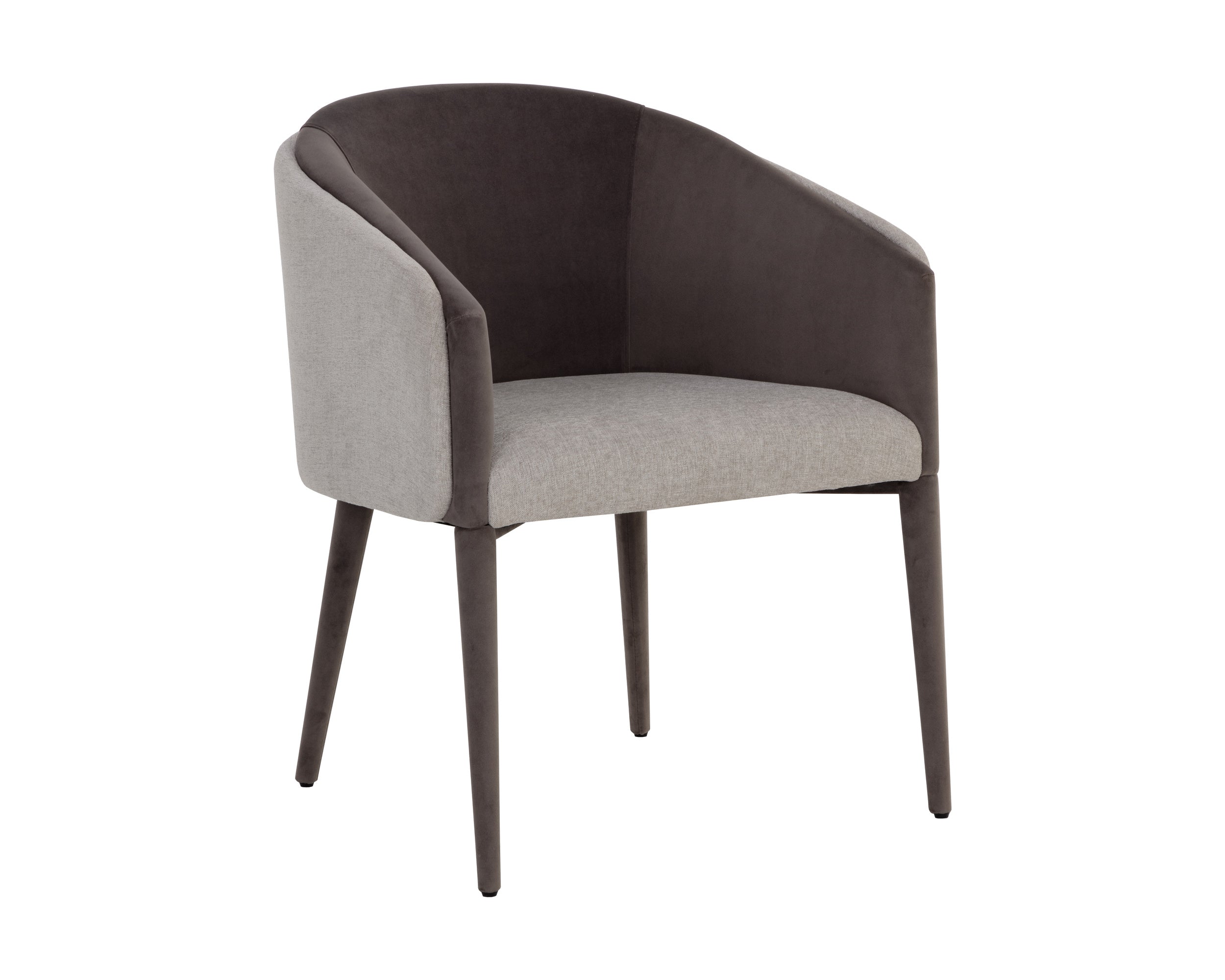 Sheva Dining Armchair - Ernst Sandstone / Meg Ash