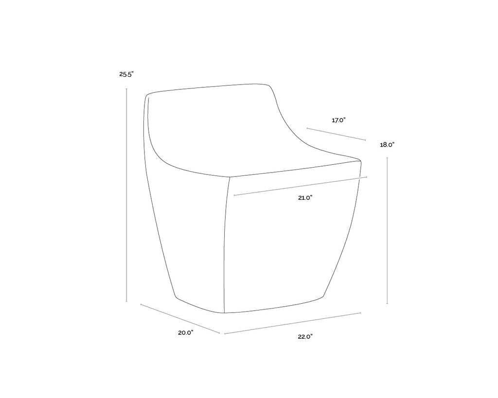 Ledger Stool - Black