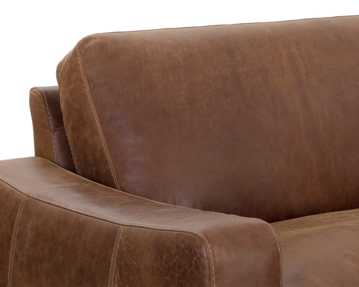 Rafael Sofa - Lucia Tobacco Leather