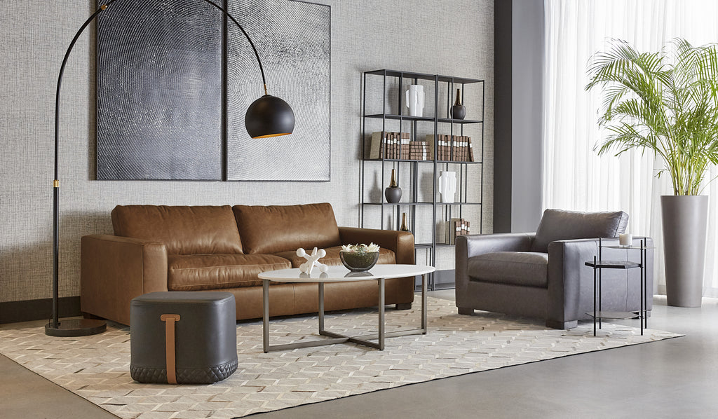 Baylor Sofa - Marseille Camel Leather