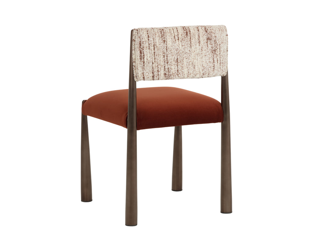Bayard Dining Chair - Dark Bronze - Meg Rust / Terri Nutmeg