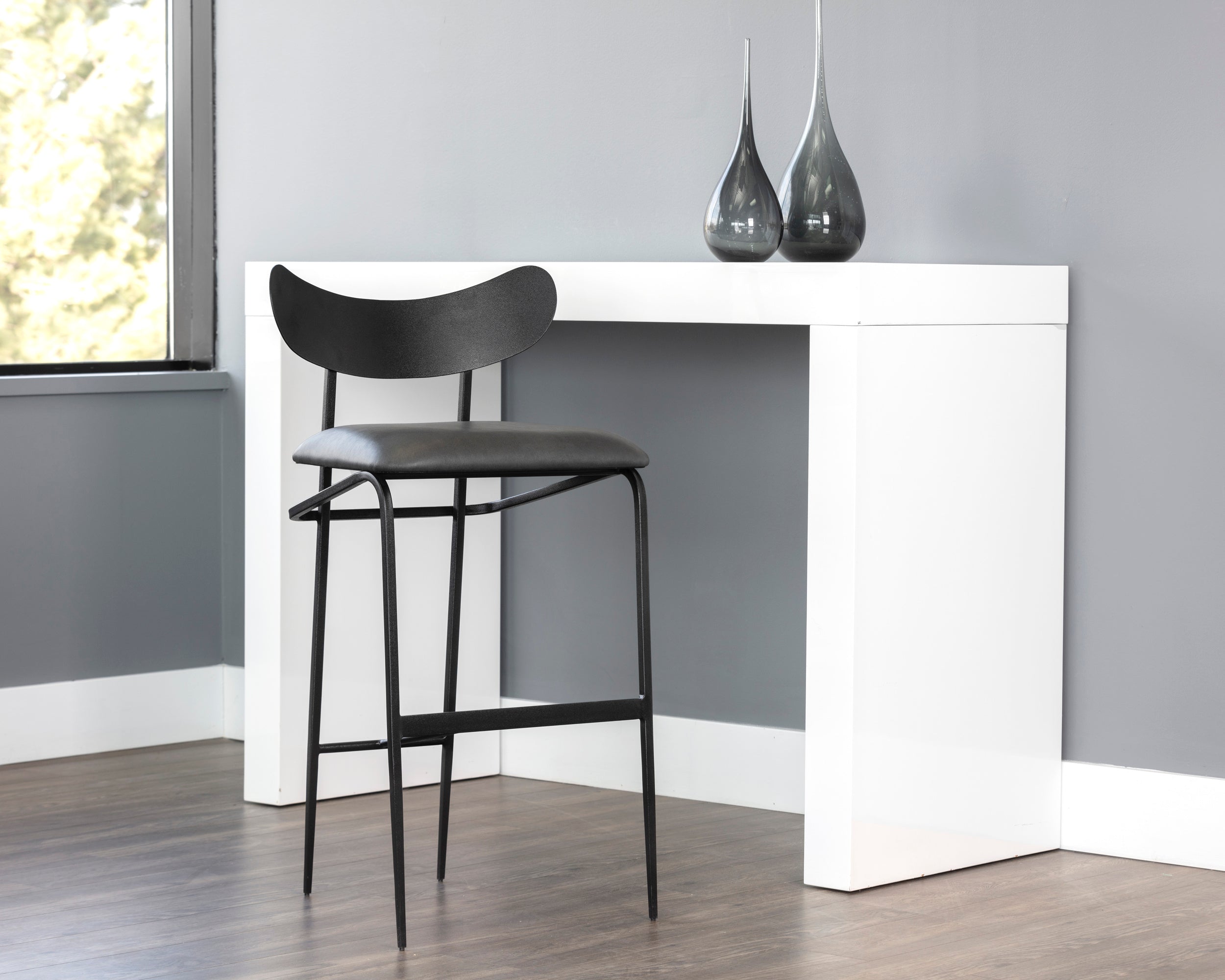 Gibbons Barstool - Black - Bravo Portabella