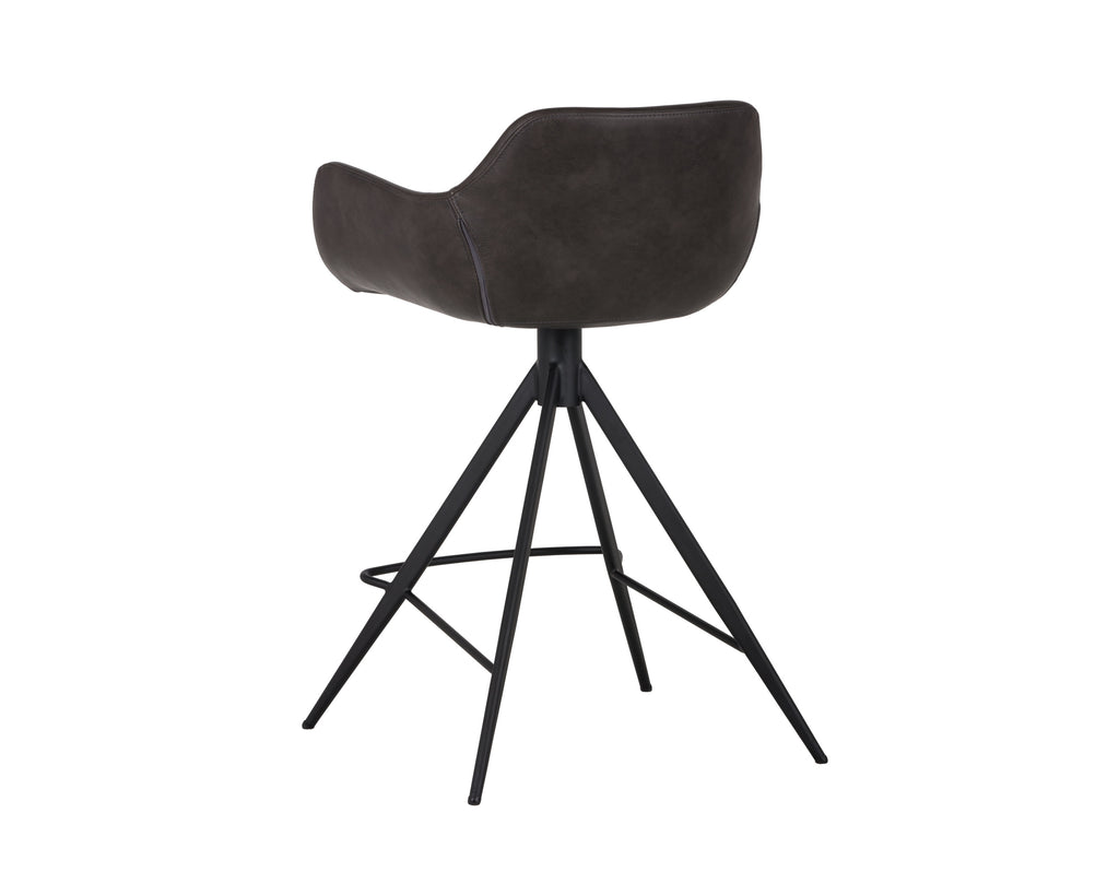 Owen Swivel Counter Stool - Town Grey