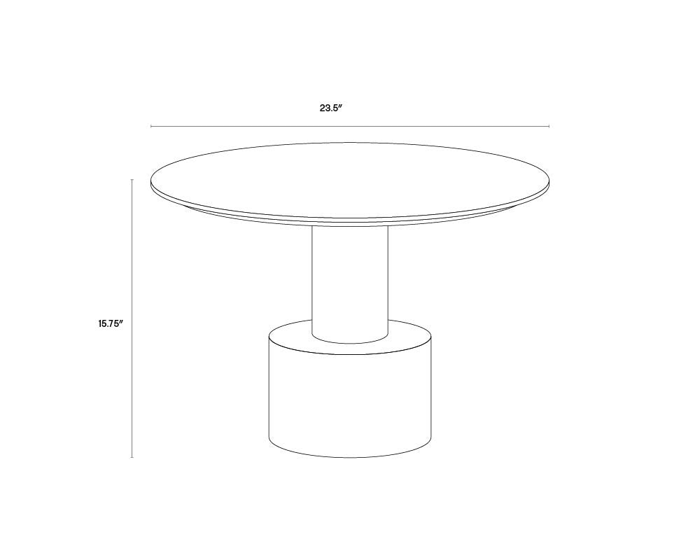 Monaco Coffee Table - Gold - Grey Marble / Charcoal Grey