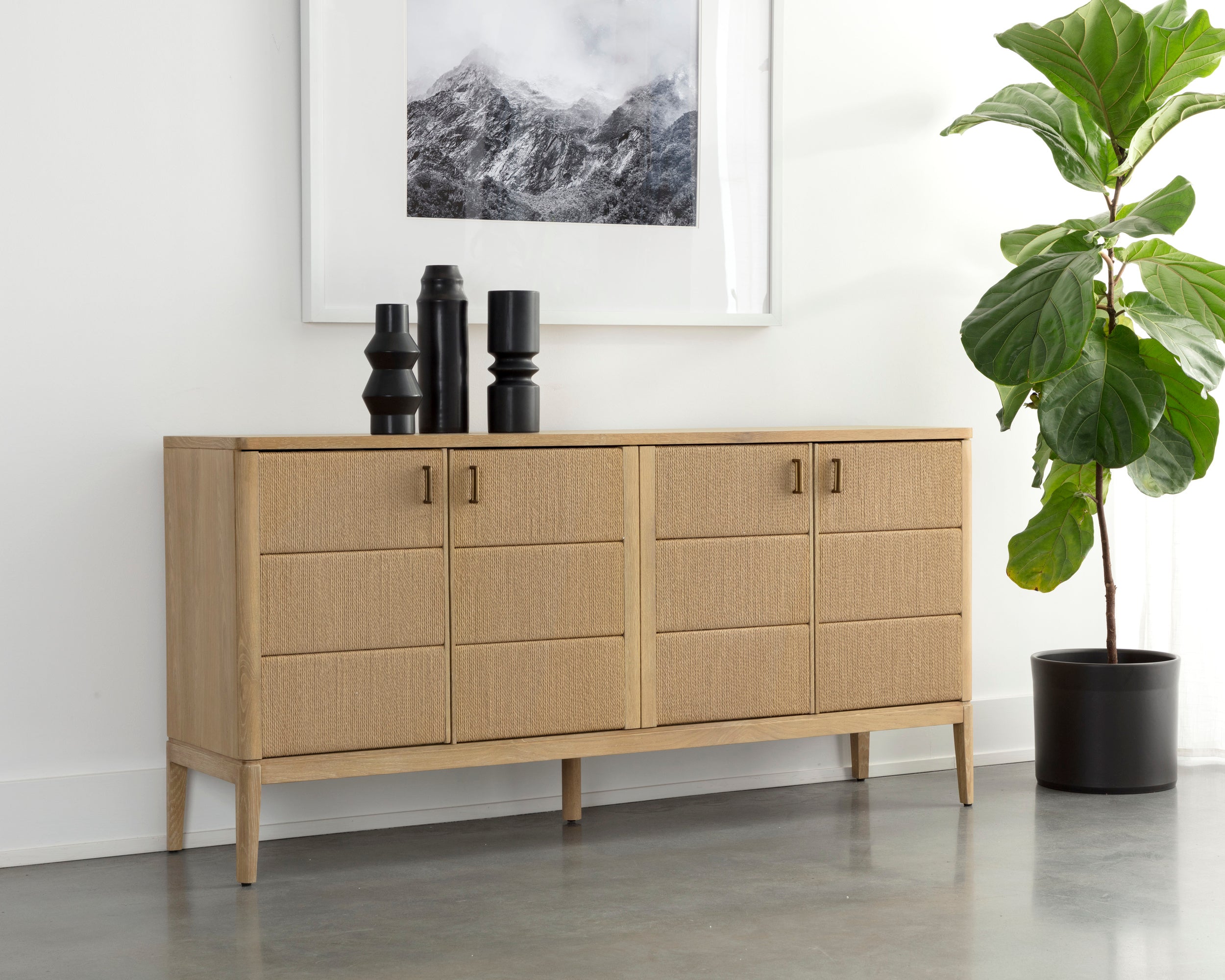 Etienne Sideboard - Rustic Oak