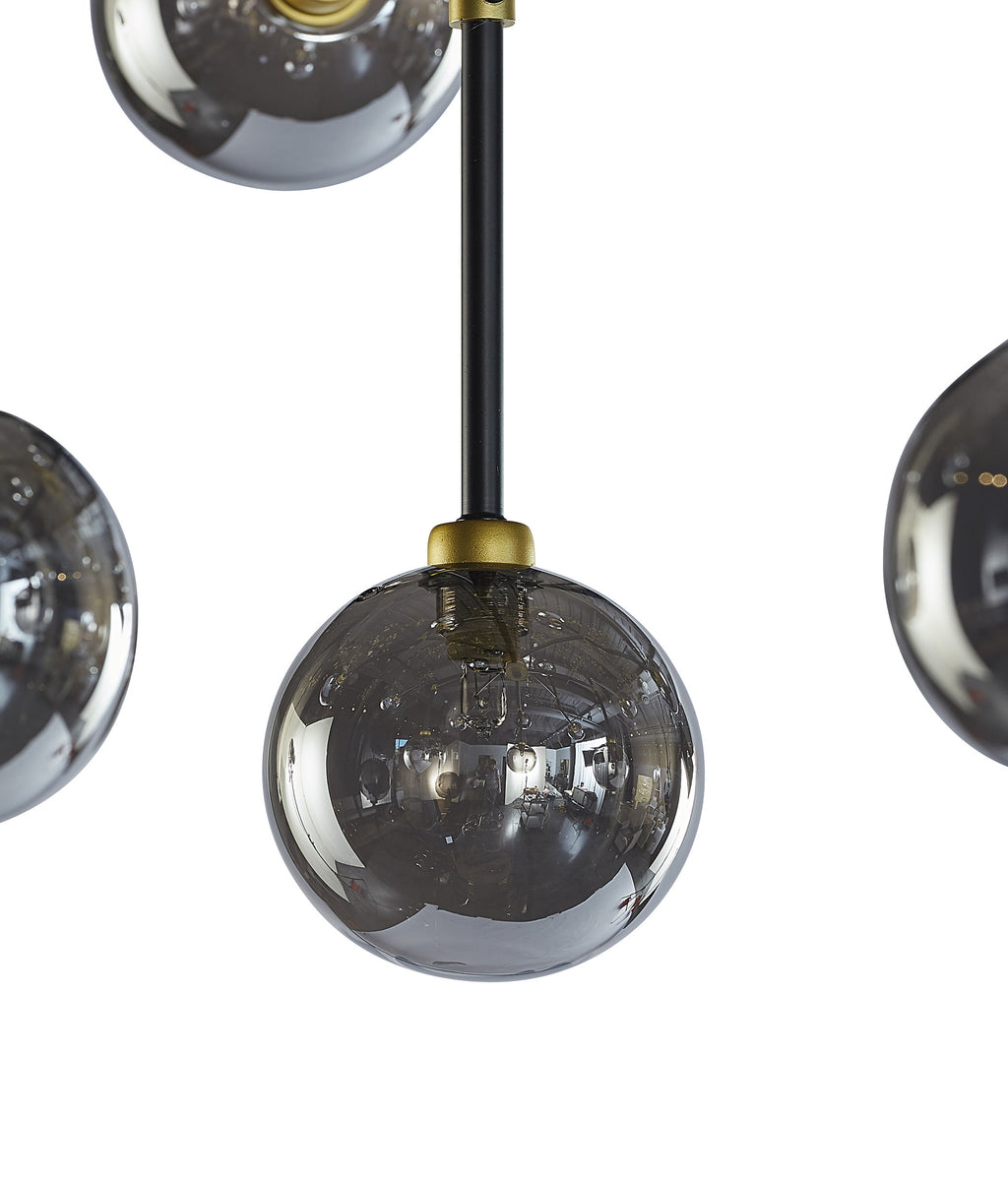 Deimos Chandelier - Large - Smoke Grey