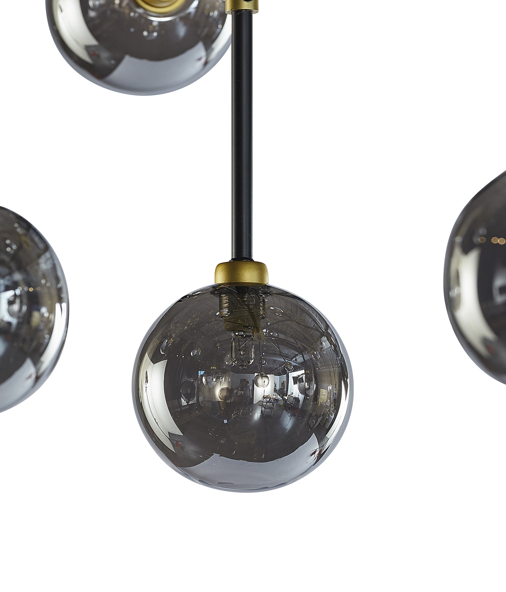 Deimos Chandelier - Large - Smoke Grey