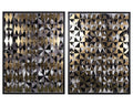 Overprint (Set Of 2) - 38" X 48" - Black Frame
