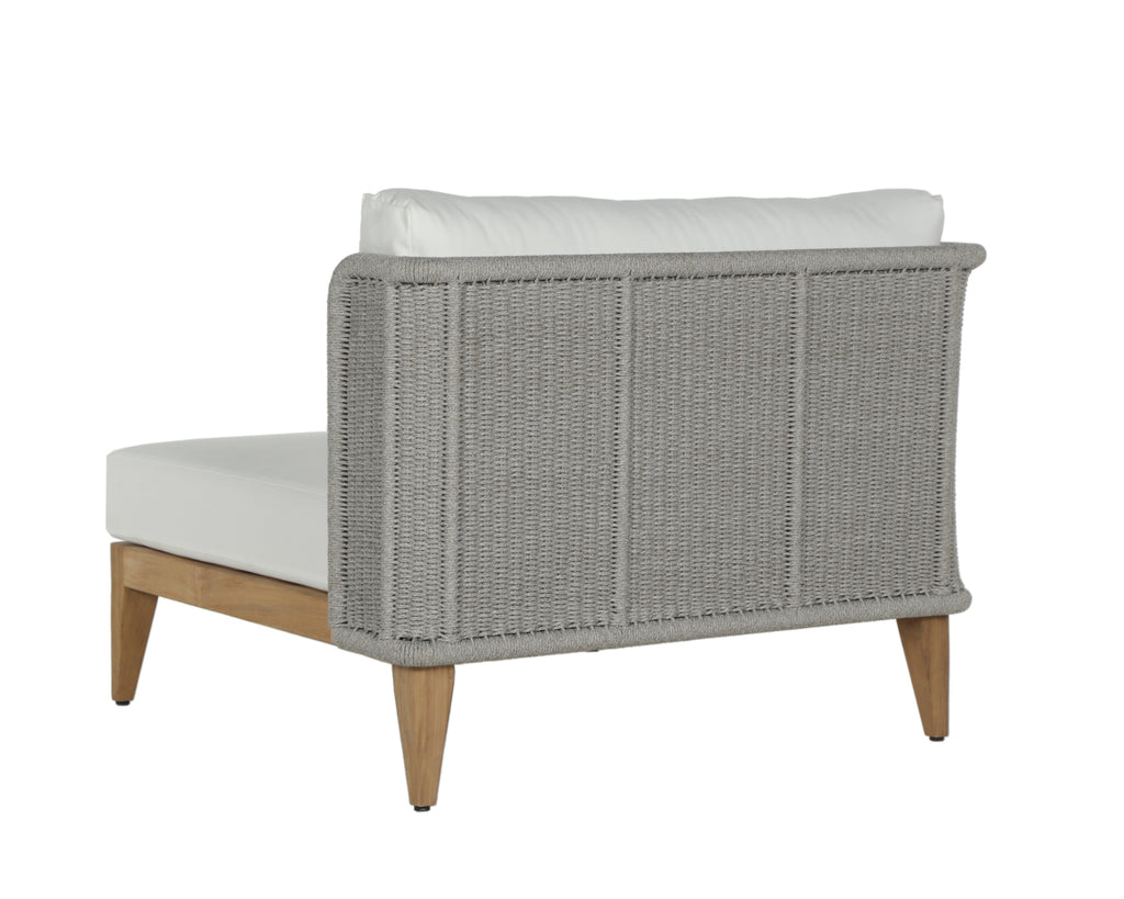 Ibiza Armless Chair - Natural - Stinson White