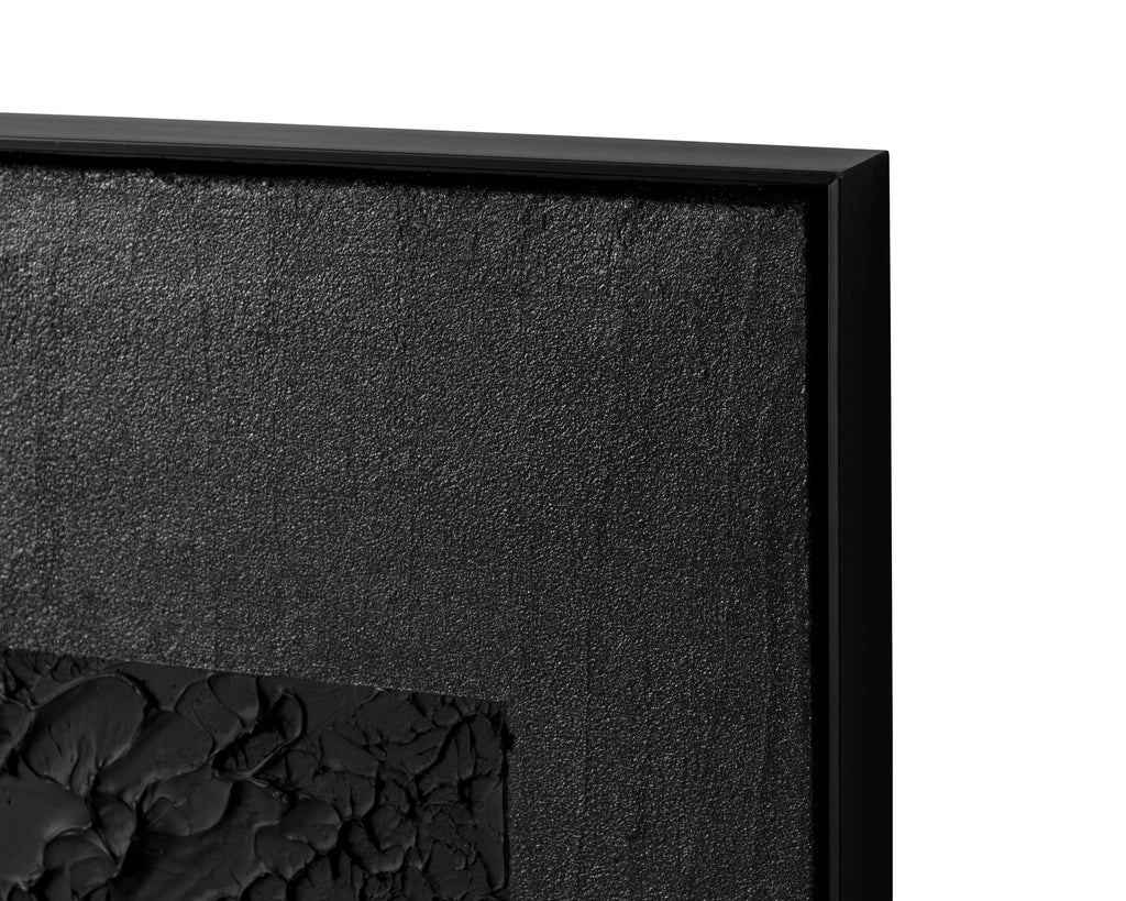 Shadow Work - 40" X 60" - Black Floater Frame