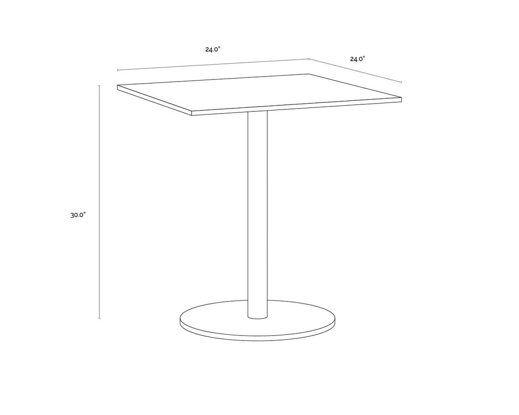 Enco Bistro Table - Square - 24"