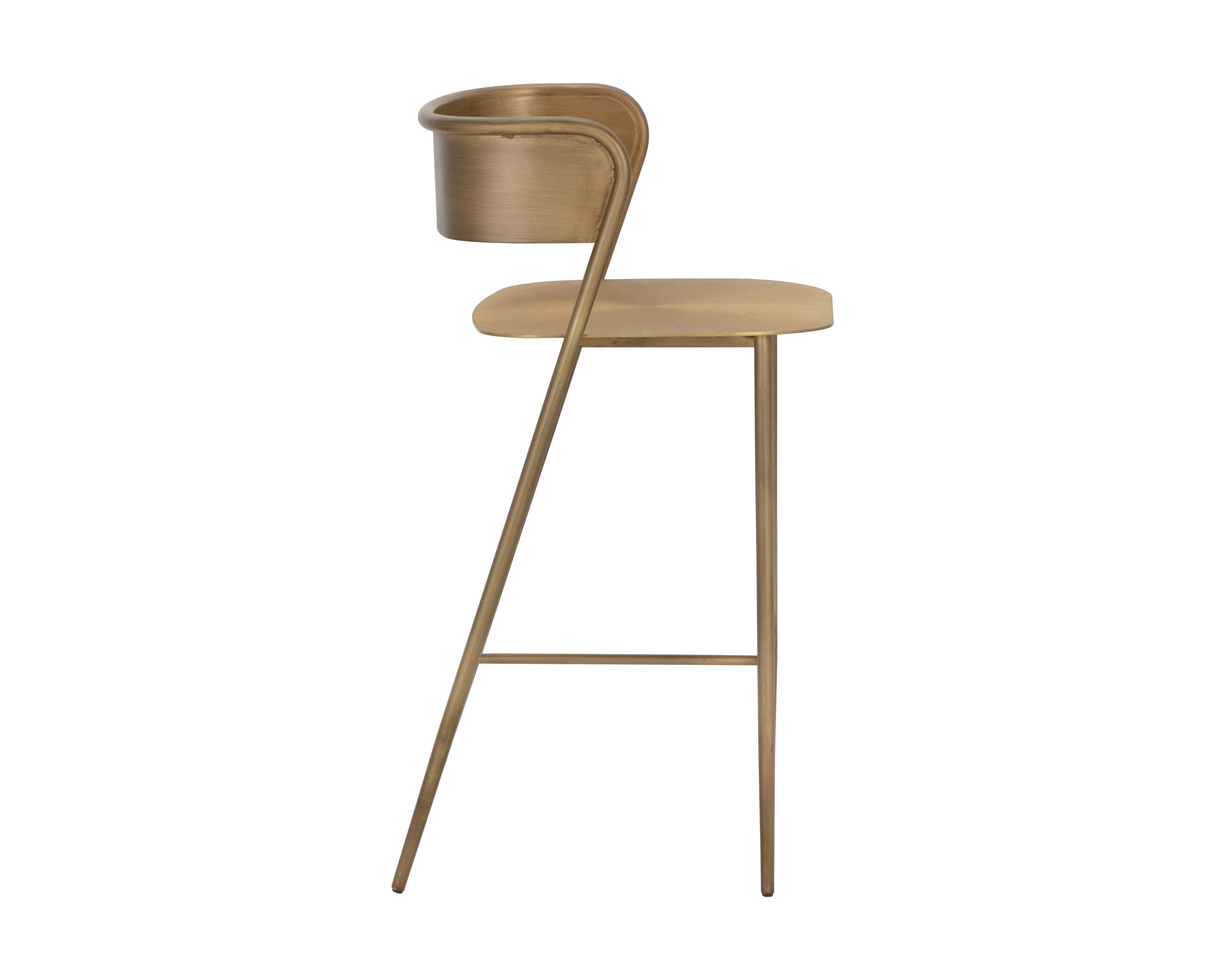 Keanu Counter Stool - Antique Gold