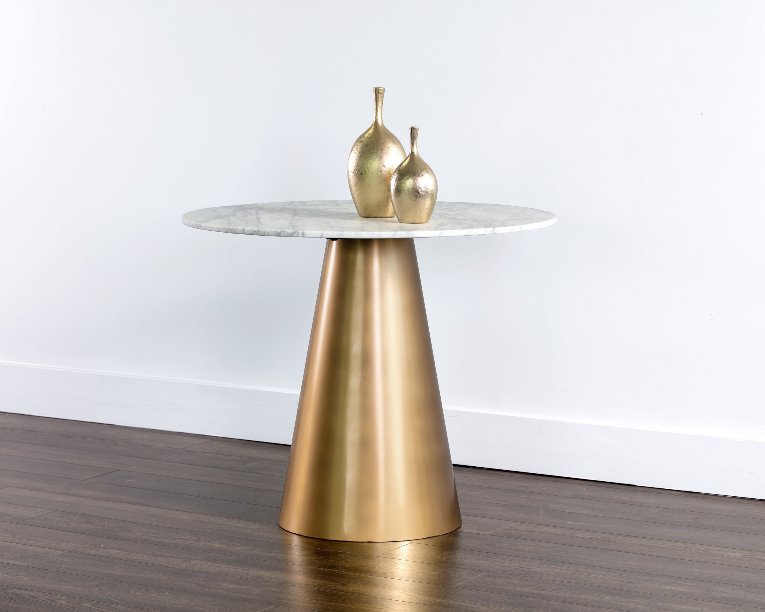 Damon Bistro Table - Gold - 35.5"