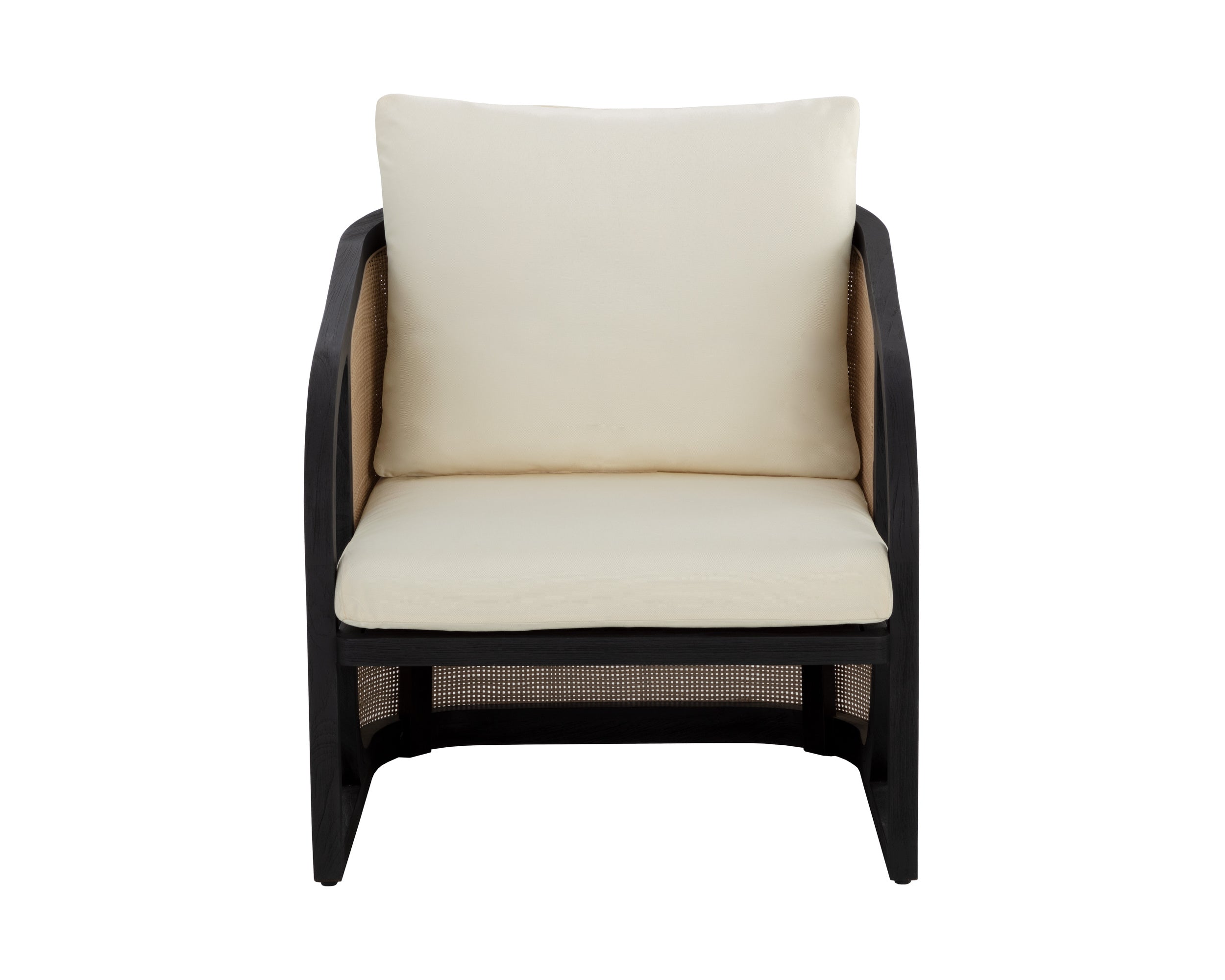 Palermo Lounge Chair - Charcoal - Stinson Cream