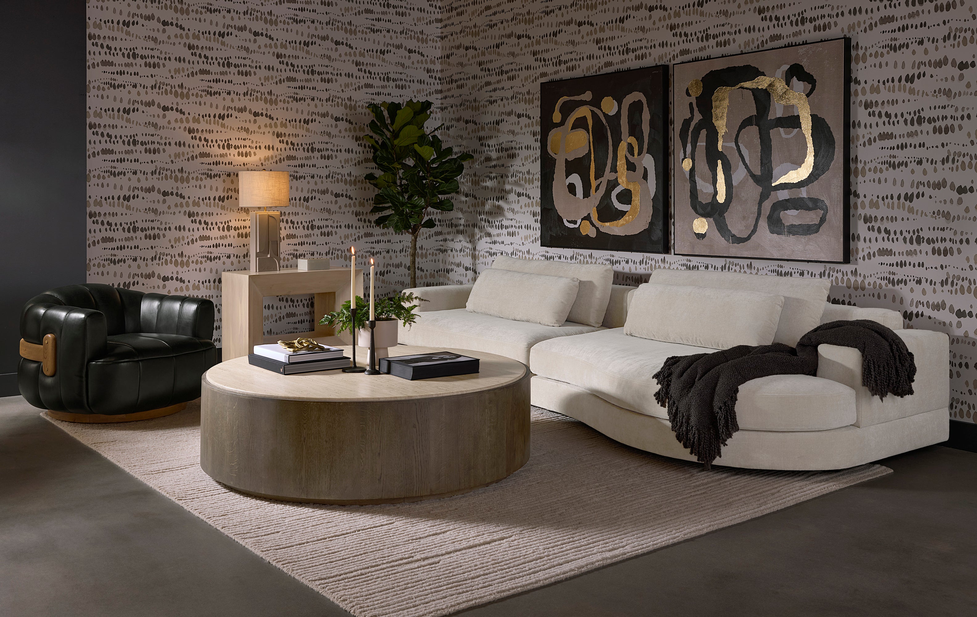 Dirsan Table Lamp - Taupe