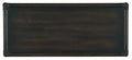 Retreat Pole Rattan Five-Drawer Chest | Black Sand
