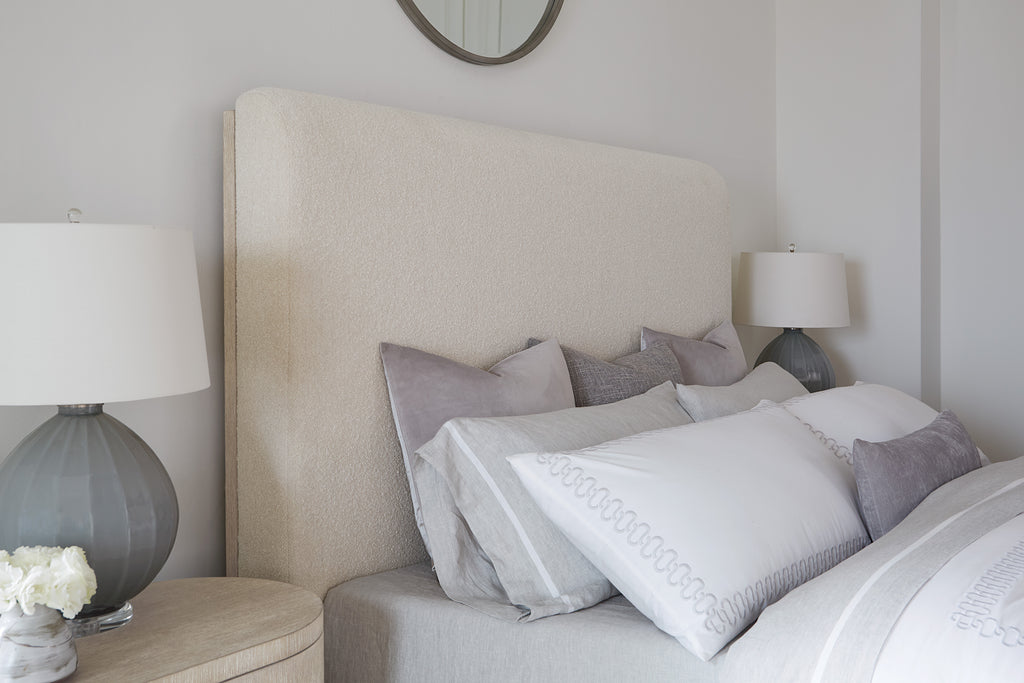 Modern Mood Cal King Upholstered Panel Bed | Diamond