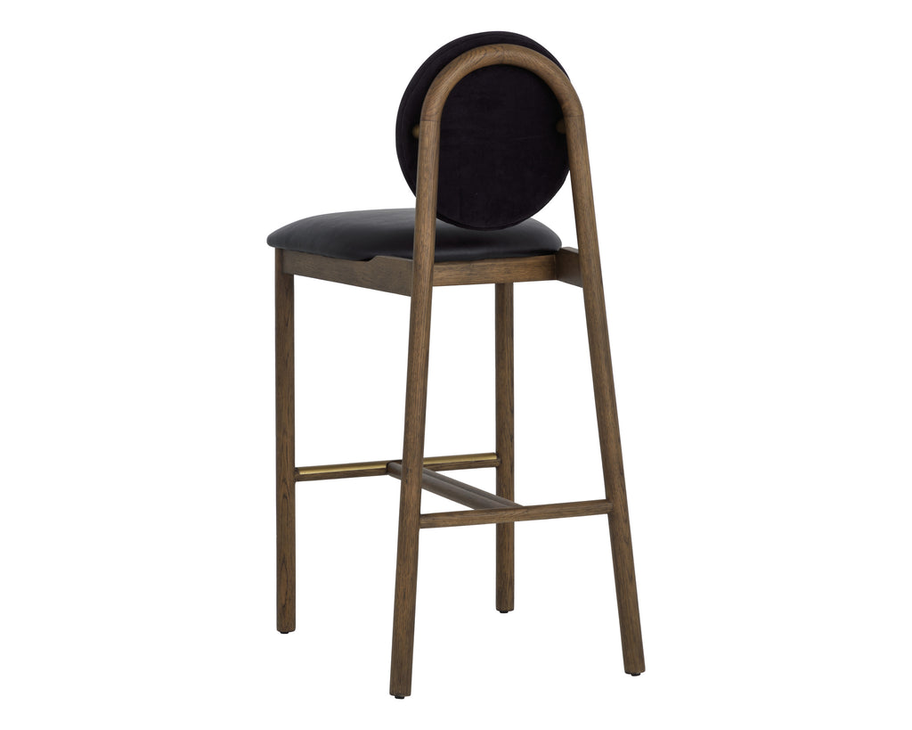 Orabell Barstool - Bravo Black / Abbington Black