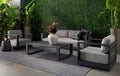 Tavira Armchair - Charcoal - Lanikai Salt And Pepper
