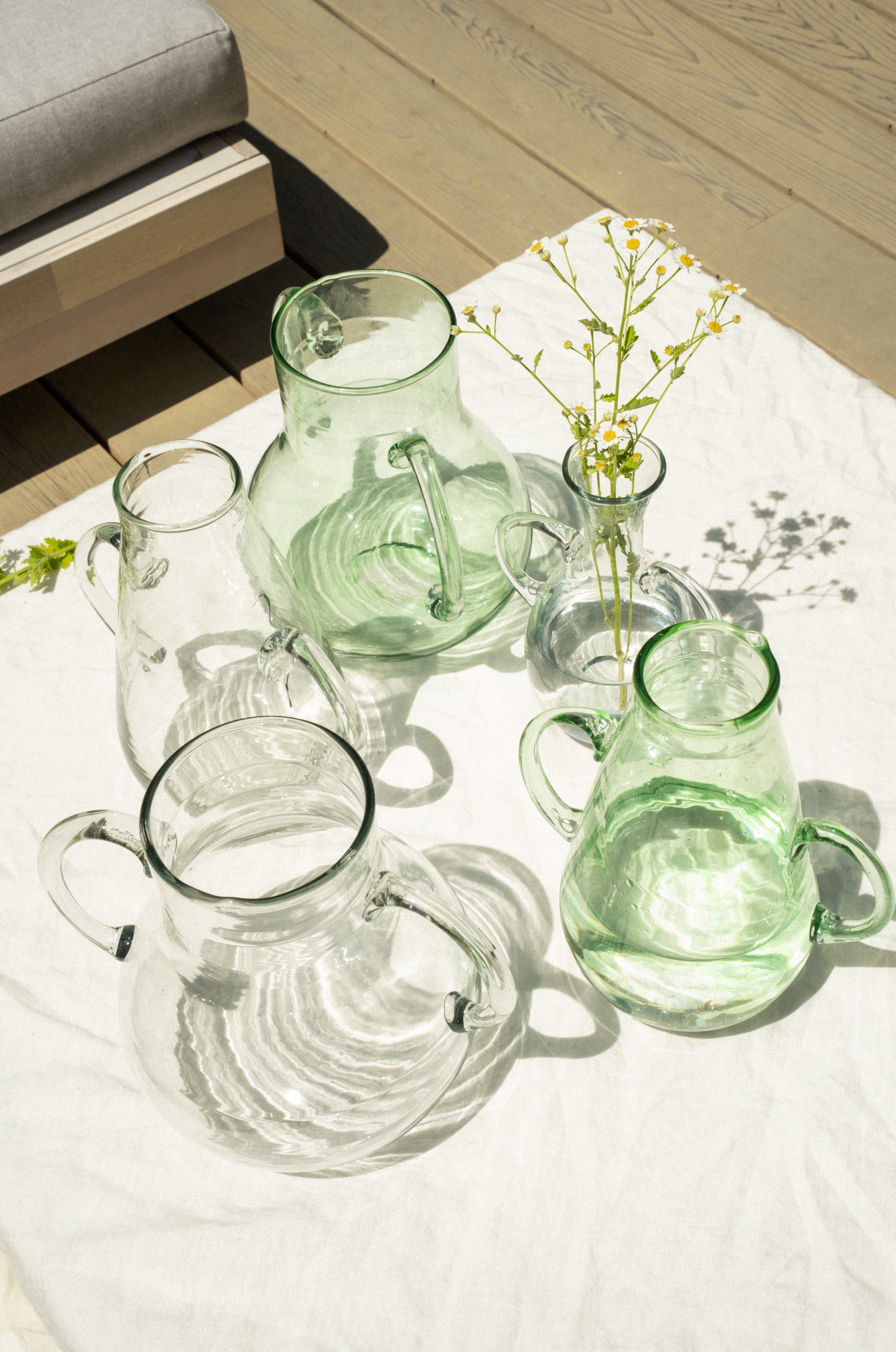 Miro Glass Vase M, Clear