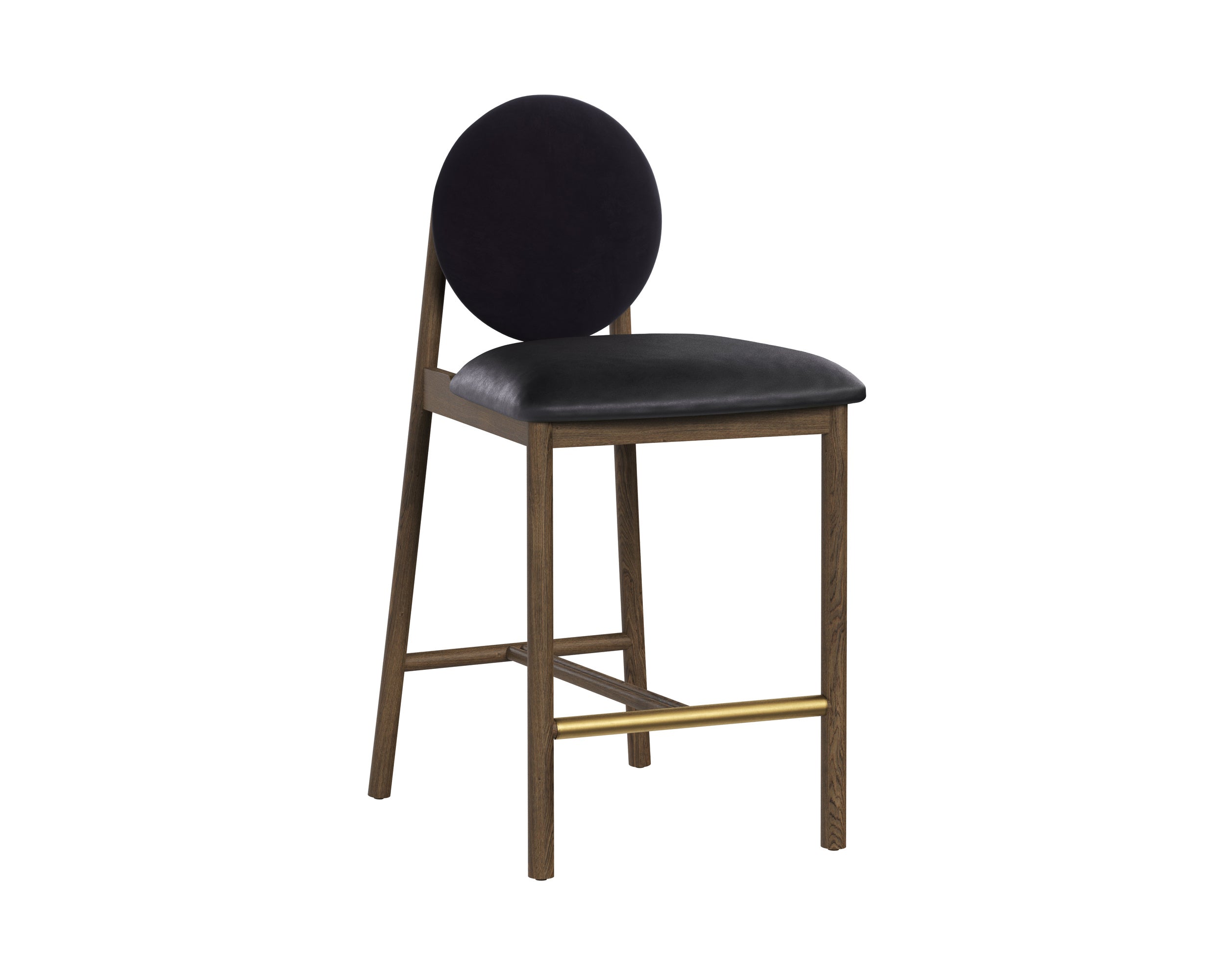 Orabell Counter Stool - Bravo Black / Abbington Black